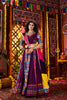 Purple Multicolor Printed Navratri Chaniya Choli with Dupatta