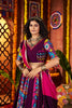 Purple Multicolor Printed Navratri Chaniya Choli with Dupatta