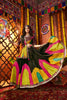 Black Multicolor Embroidered Navratri Chaniya Choli with Dupatta