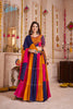 Festive Multicolor Gujarati Navratri Chaniya Choli with Embroidered Blouse and Dupatta