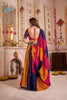 Festive Multicolor Gujarati Navratri Chaniya Choli with Embroidered Blouse and Dupatta