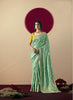 Pastel Green Banarasi Silk Saree Festive Wear Saree
