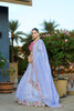 Beautiful Blue Viscose Sequins Wedding Wear Lehenga Choli