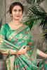 Elegant Green Banarasi Silk Saree for Wedding Festive Wear