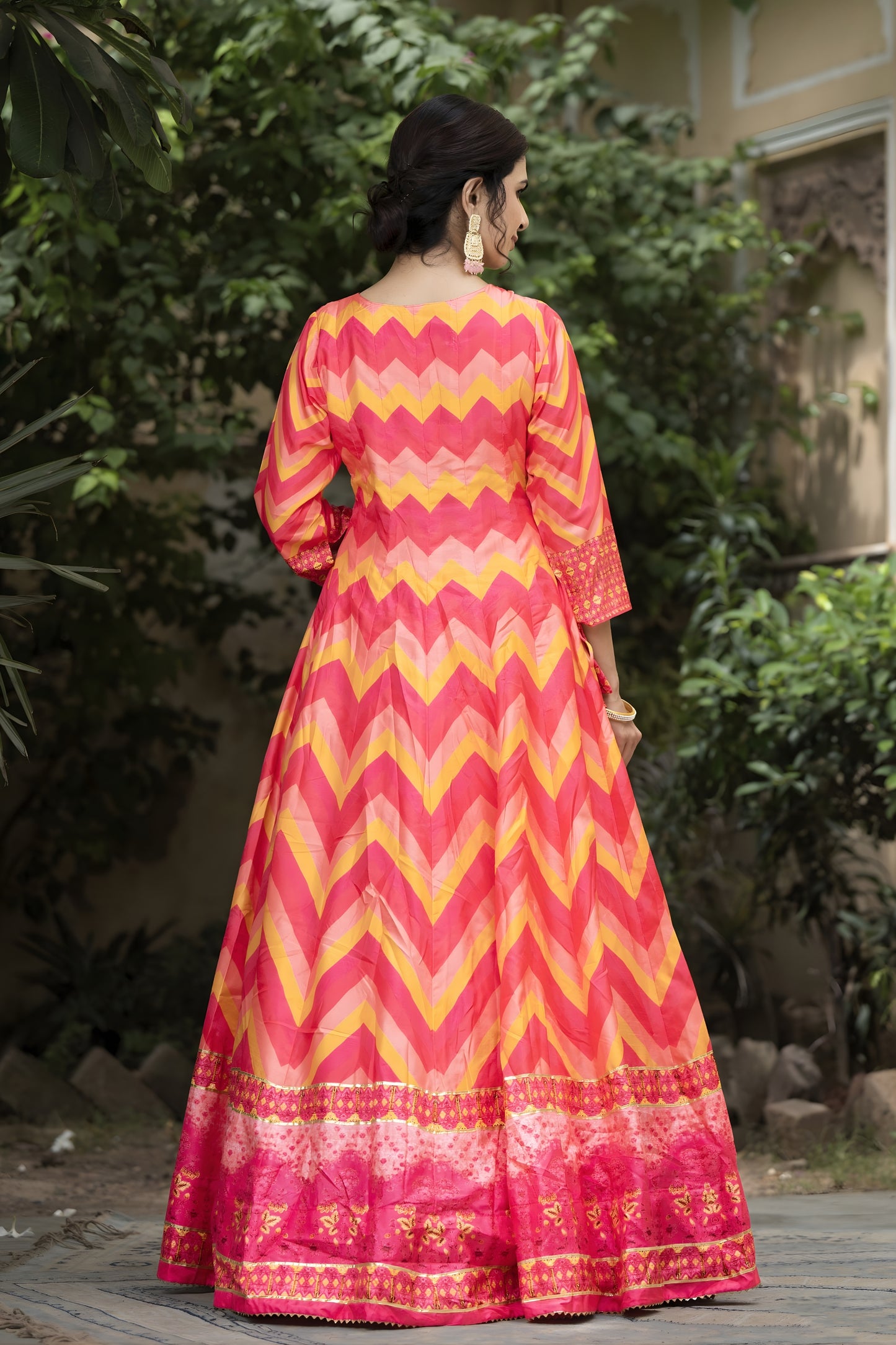 Lovely Pink Digital Printed Dola Silk Lehenga Choli with Designer Dupatta for Women