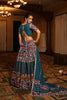 Rama Green Printed Crepe Lehenga Choli with Dupatta for Navratri