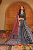 Black and Brown Embroidered Crepe Lehenga Choli with Dupatta for Navratri