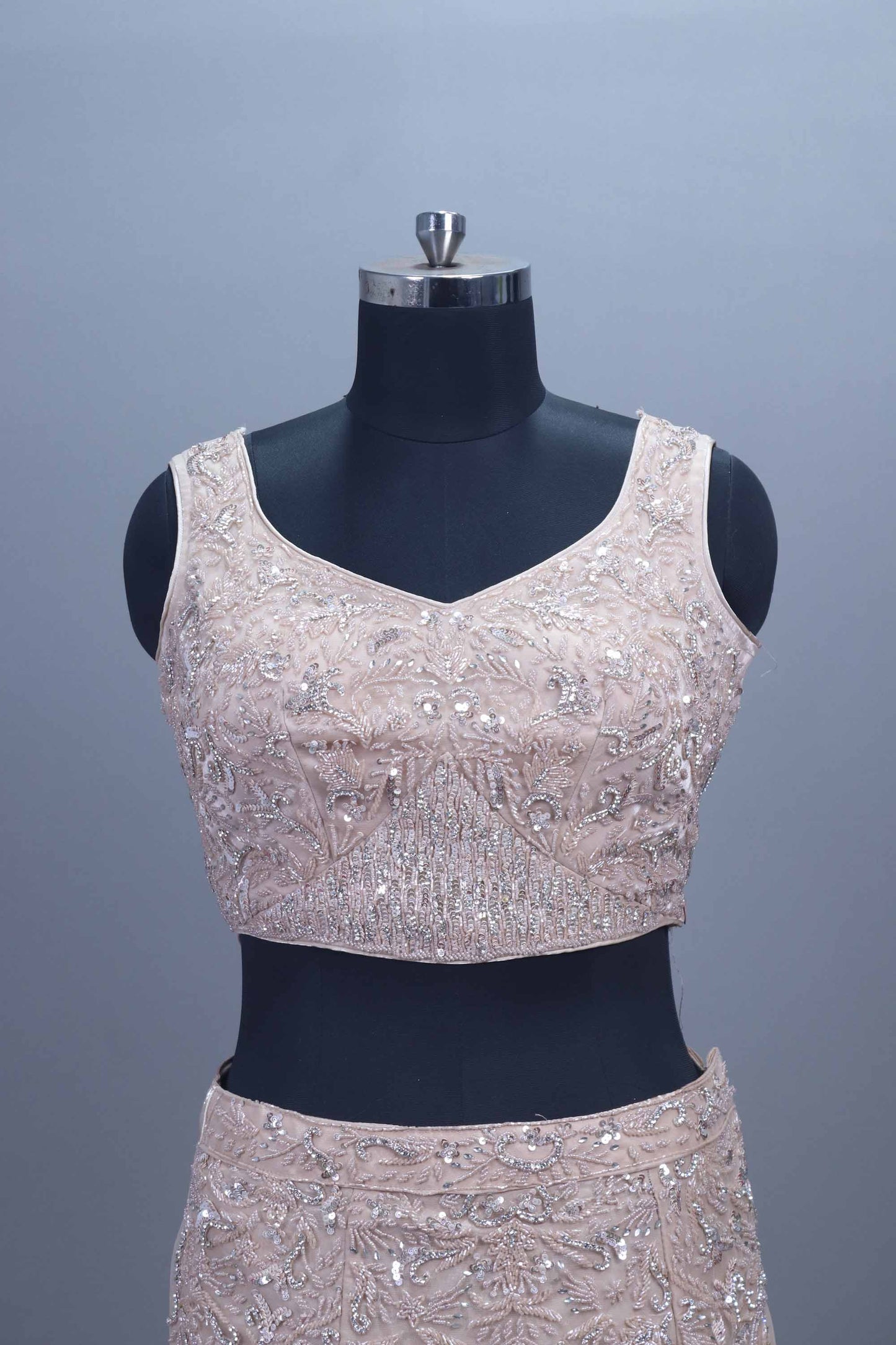 Designer Champagne Mermaid Lehenga Choli Party Wear