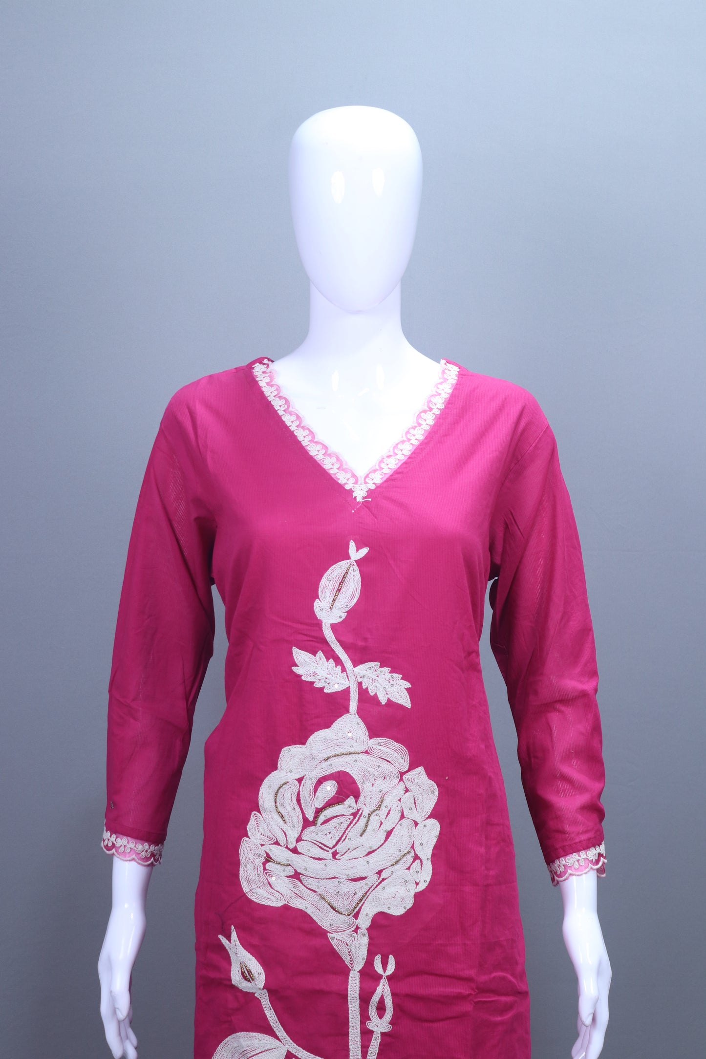 Elegant Magenta Suit Set with Dupatta Ethnic Wear
