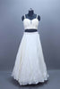 Elegant White Designer Georgette Lehenga Choli with Dupatta
