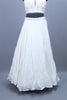 Elegant White Designer Georgette Lehenga Choli with Dupatta