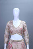 Pastel Pink Organza Lehenga Choli with Dupatta