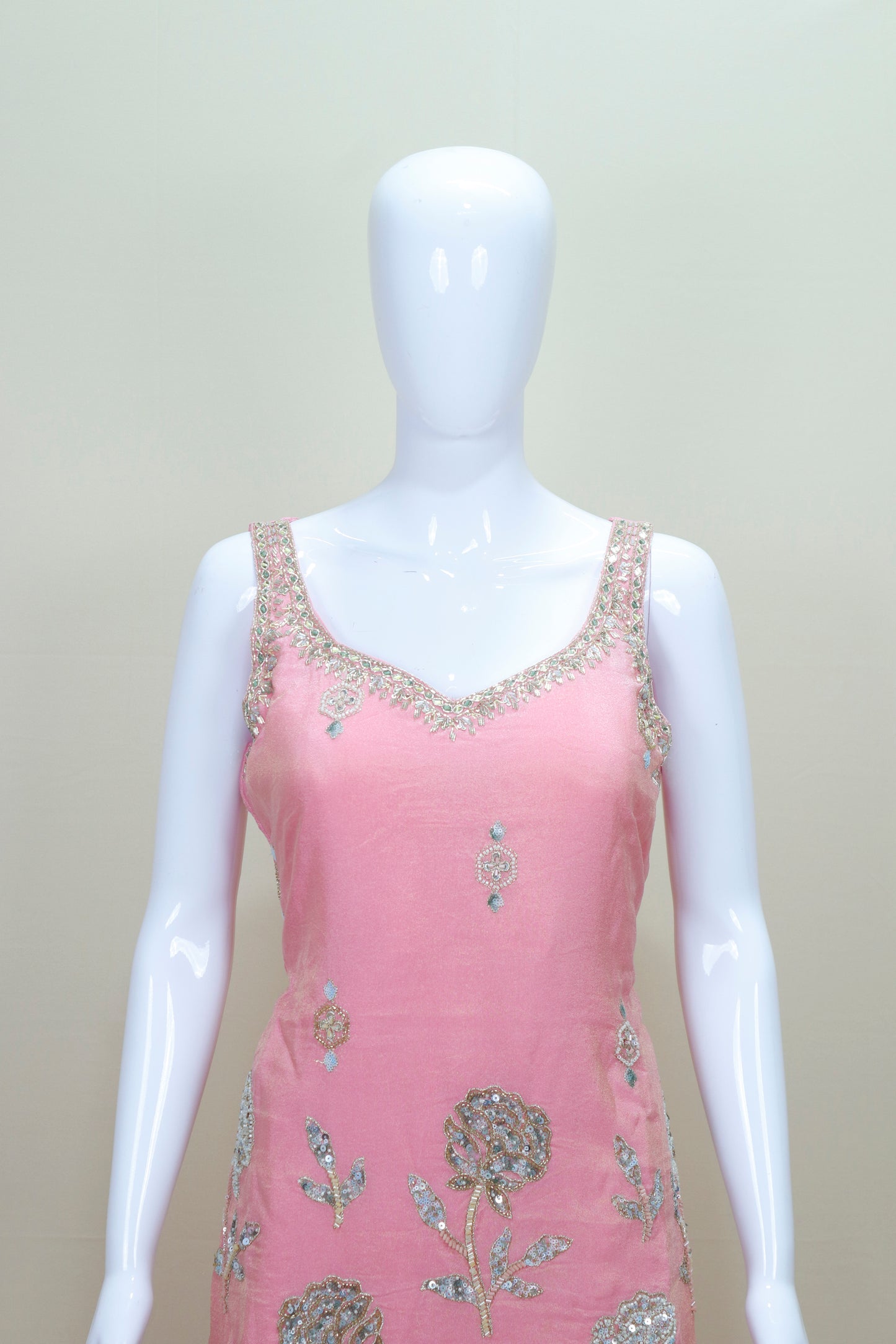 Elegant Pink Embroidered Sharara Suit with Dupatta Women’s Party Wedding Wear