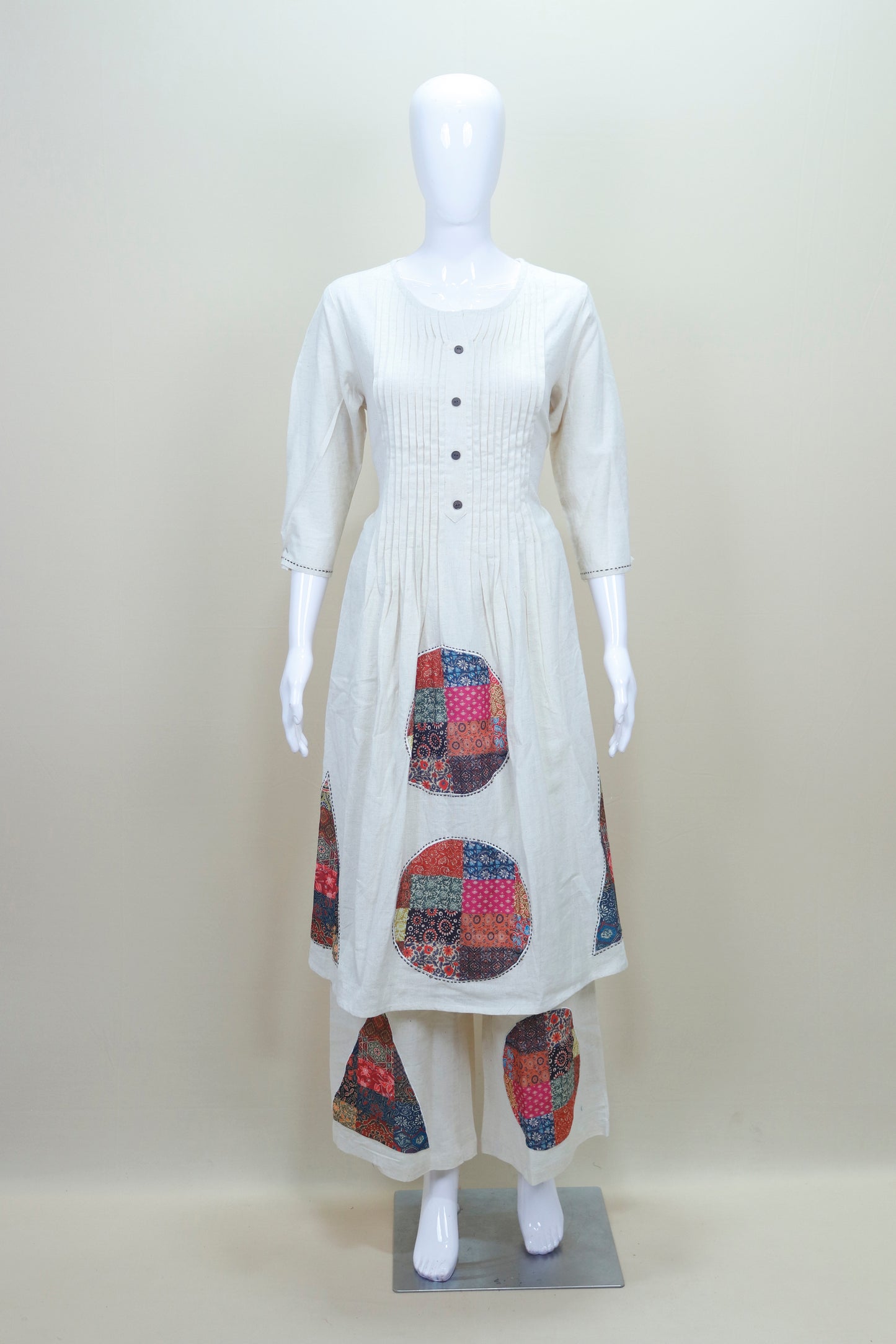 White Kurta Set with Dupatta Ethnic Festive Casual Wear Salwar Suit