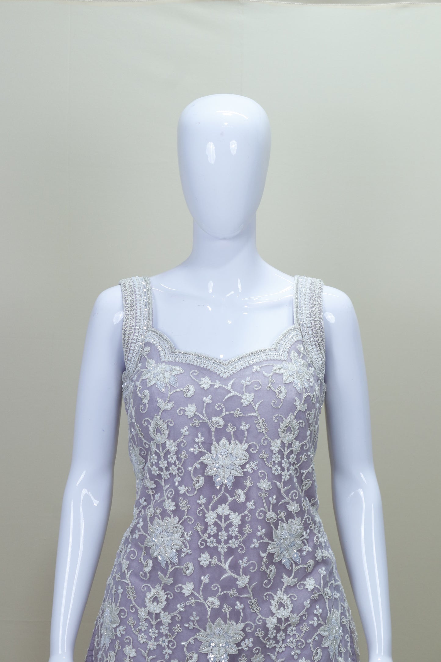 Lavender Sharara Suit with Dupatta Designer Party Wear