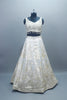Ivory White Lehenga Choli with Dupatta  Elegant Designer