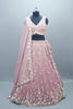 Dusty Pink Lehenga Choli with Dupatta Elegant Party Wear Ensemble