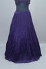 Purple Designer Lehenga Choli with One Shoulder Blouse Dupatta