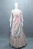 Beige Silk Lehenga Choli with Ombre Dupatta Bridal