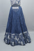 Designer Navy Blue Lehenga Choli with Dupatta