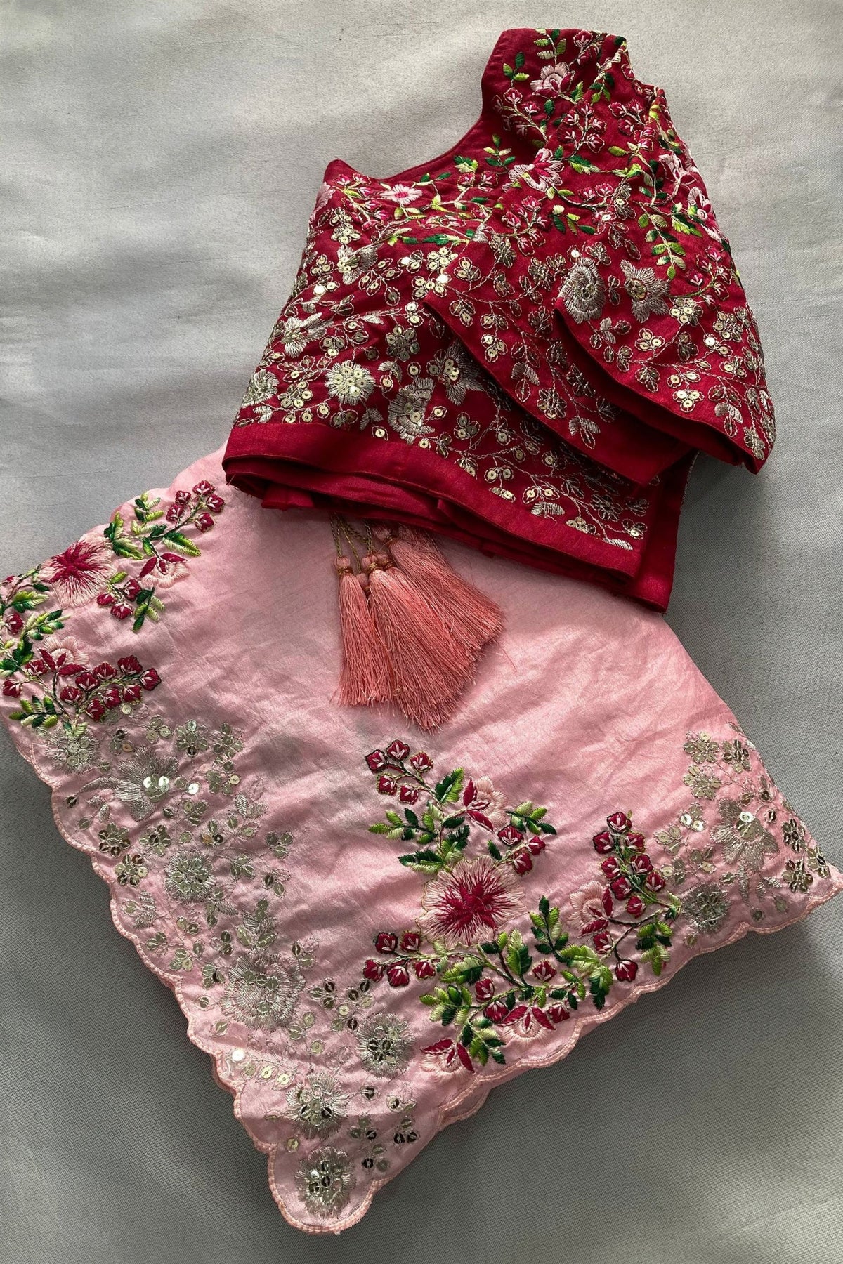 Elegant Light Pink Dola Silk Mono Banglori Silk Saree for Women