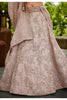 Beige Embroidered Silk Lehenga Choli with Sequin and Mirror Work Dupatta - Mangaldeep NX