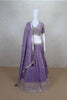 Blissful Purple Silk Lehenga Choli With Dupatta - Mangaldeep NX