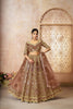 Coffee Brown Embroidered Net Lehenga Choli with Dupatta for Wedding & Festive Wear - Mangaldeep NX