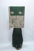 Dark Green Banarasi Silk Saree with Silver Zari Embroidery and Elephant Pallu Design - Mangaldeep NX