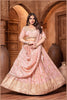Designer Pink Embroidered Silk Lehenga Choli with Dupatta - Mangaldeep NX