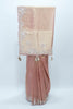 Dusty Rose Pink Banarasi Silk Saree with Heavy Embroidered Border and Tassels – Wedding & Festive Wear - Mangaldeep NX