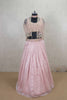 Elegant Blush Pink Net Embroidered Lehenga Choli with Dupatta - Mangaldeep NX