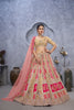 Elegant Brown Silk Thread Embroidered A - Line Lehenga Choli for Wedding - Mangaldeep NX