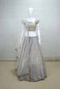 Elegant Grey Embroidered Silk Lehenga Choli with Net Dupatta - Mangaldeep NX