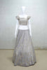 Elegant Grey Embroidered Silk Lehenga Choli with Net Dupatta - Mangaldeep NX