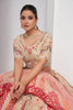 Ivory Embroidered Lehenga Choli with Multicolor Bandhani Patchwork and Sequins Dupatta - Mangaldeep NX