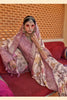 Ivory Silk Saree with Floral Print and Zari Border - Mangaldeep NX
