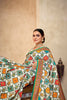 Lovely Cream and Multicolor Bandhani Printed Saree with Traditional Geometric Motifs - Mangaldeep NX