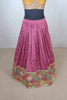 Magenta Lehenga with Mustard Embroidered Blouse and Dupatta - Mangaldeep NX