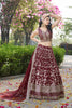 Maroon Embroidered Silk Lehenga Choli with Sequin Work and Net Dupatta - Mangaldeep NX