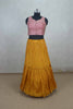 Mustard Yellow Embroidered Lehenga Choli Set with Mirror Work Blouse - Mangaldeep NX