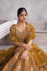 Mustard Yellow Embroidered Silk Lehenga Choli with Matching Net Dupatta - Mangaldeep NX