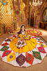 Mustard Yellow Traditional Garba Lehenga Choli Set with Multicolor Mirror Work for Navratri - Mangaldeep NX