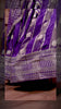 Purple Banarasi Silk Lehenga Choli with Dupatta For Wedding
