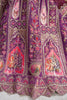 Regal Purple Embroidered Silk Lehenga Choli with Net Dupatta - Mangaldeep NX
