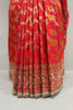 Stunning Red Embroidered Saree - Mangaldeep NX