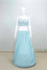 Stylish Aqua Blue Embroidered Lehenga Choli with Jacket - Mangaldeep NX