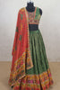 Traditional Green Bandhani Lehenga Choli - Mangaldeep NX
