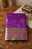 Elegant Purple Silk Weaving Saree with Zari Work for Women