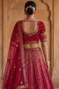 Premium Rani Pink Velvet Designer Lehenga Choli with Embroidery Work and Designer Dupatta